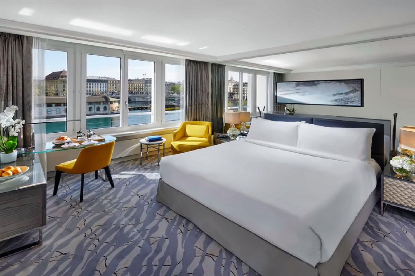 Two-Bedroom River View Deluxe Suite at Mandarin Oriental, Geneva