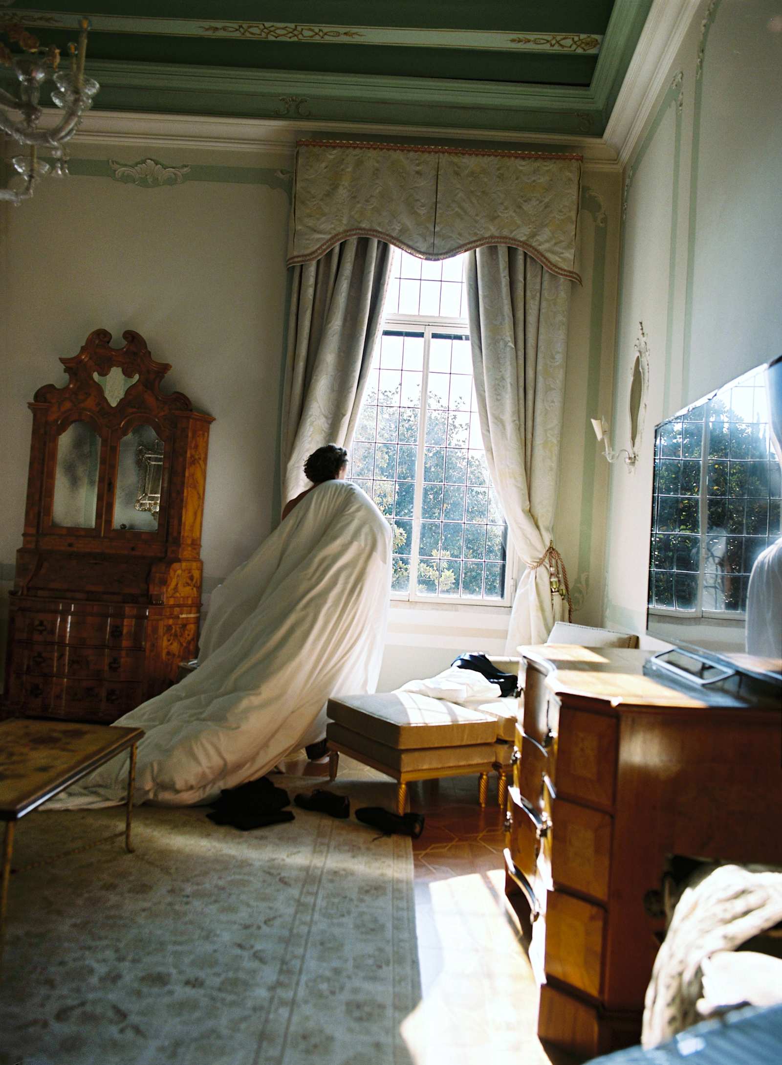Dogaressa Suite bedroom at Hotel Cipriani
